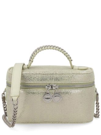 Stella McCartney Womens Shoulder Bag Vanity Falabella Silver Polyester