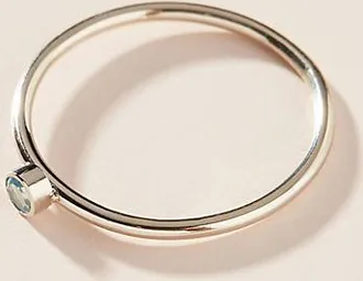 Maya Brenner Designs 14K White Gold Birthstone Ring