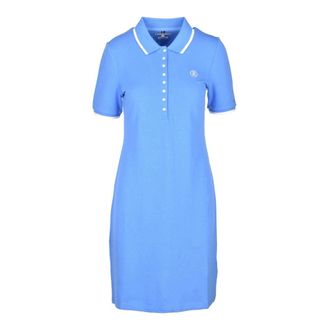 Tommy Hilfiger Midi Dresses, female, Blue, Size: M Womens dress