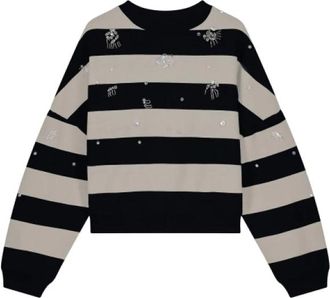 Fab By Fabienne Chapot Ronny Sweater - Dames - Sweatshirts - Zwart - L - Katoen - Hoodies & sweatvesten