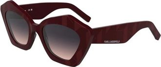 Karl Lagerfeld Kl 6199S 601 - unisex - Zonnebrillen - Rood - 53 MM - Accessoires