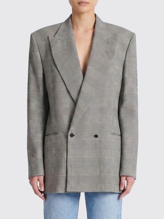 Balmain Blazer a doppiopetto in lana vergine