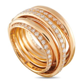 De Grisogono Allegra 18K Rose Gold 2.05ct Diamond Ring DG07-040826