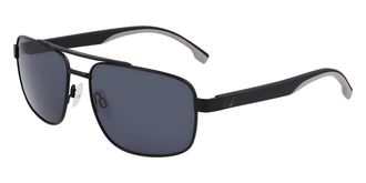 Nautica N104SP Polarized 005 Mens Sunglasses Black Size 59