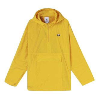 adidas originals Lightweight Pullover Jacket Tribe Yellow DU7857