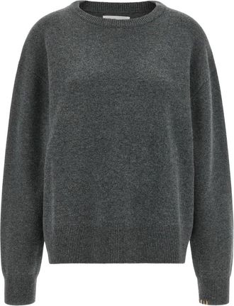 Extreme Cashmere N&deg;431 Mike Sweater - Dames - Ronde hals truien - Grijs - ONE Size - Wol - Truien & Vesten