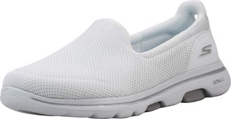Skechers Womens GO Walk 5-15901 Sneaker, White, 9 Medium US
