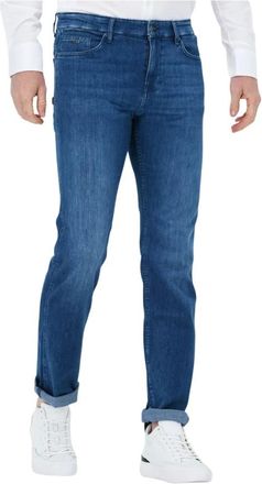 HUGO BOSS Jeans, Heren, Blauw, W38 L32, Katoen, Delaware Slim Fit Jeans