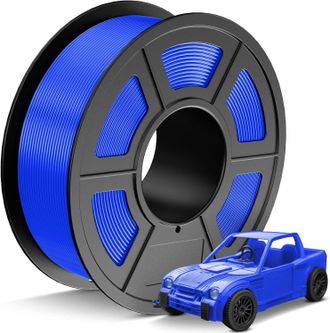 OEM Filamento Pla Azul De 1,75 Mm Y 1,1 Kg, Filamento Pla De Alta Tenacidad Para Impresoras 3d, Precisi&oacute;n Dimensional De +/- 0,02 Mm, Bobina De 1,1 Kg (2,