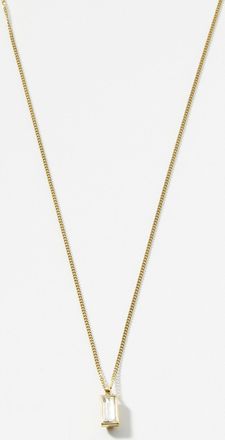 Simons Womens Rectangular-stone chain