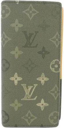 Louis Vuitton Pre-owned Canvas wallets - Heren - Vintage Accessoires - Groen - ONE Size - Vintage