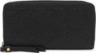 Louis Vuitton Monogram Empreinte Black Noir Monogram Empreinte Long Wallet (Bi-Fold) (Pre-Owned)