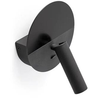 Faro Barcelona Faro Duas USB C Lampada da lettura da parete nera opaca 2700K