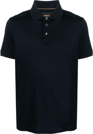 BOSS slim-cut cotton polo shirt - men - Cotton - 3XL - Blue