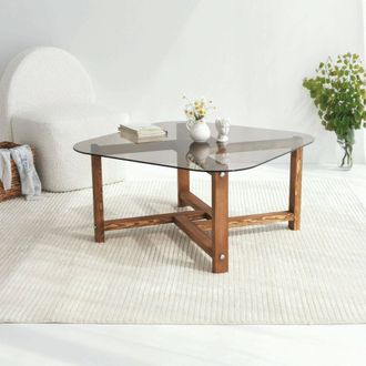 Dmora Tavolino Da Salotto Cepheus, Tavolo Basso Da Caff&egrave;, Portariviste Per Divano, Ripiano Da Soggiorno, 80x80h40 Cm, Quercia, Con Imballo Rinforzato, Con I