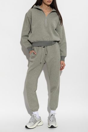 Fear of God Sweatpants With Embroidered Logo, Womens, Grey