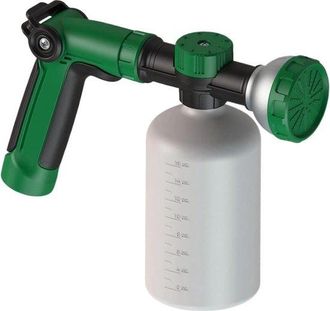 No Brand Pulverizador De Manguera Con Dispensador De Jab&oacute;n - Pistola De Riego Para Jard&iacute;n - Riego De Plantas - Dispensador De Jab&oacute;n Incorporado - 500 Ml - Gris