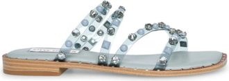 Steve Madden Blauwe Skyler Sandaal Schoenen - Dames - Sandalen - Blauw - 37 EU - Schoenen
