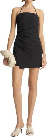 A.L.C. Charlie Cotton Mini Dress In Black