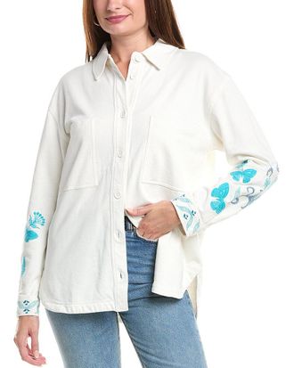 Johnny Was French Terry Chore Jacket