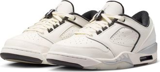 Nike Jordan Sixty Plus Low Basketball Sneaker in Sail/Black/Metallic Silver at Nordstrom, Size 10.5