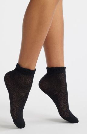 Stems Sweet Florence Lace Socks in Black at Nordstrom