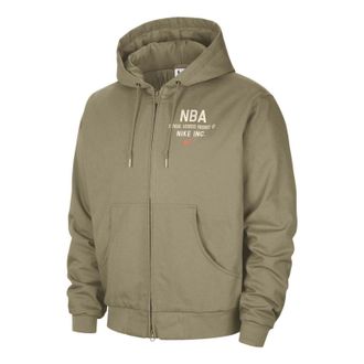 Nike Team 31 NBA Jacket Asia Sizing Neutral Olive FQ3591-276