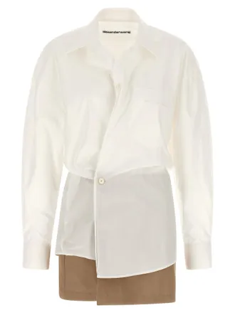 Alexander Wang White Cotton Short Womens Dress