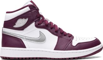 Nike Jordan Air Jordan 1 High Golf Bordeaux sneakers - unisex - Leather - 11.5 - White