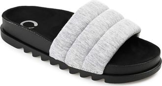 Journee Collection Sandal in Grey at Nordstrom Rack, Size 6.5