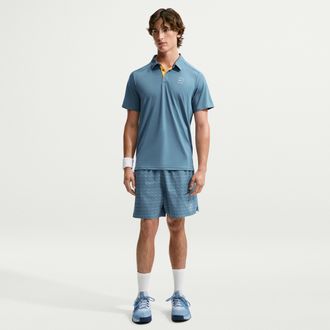 Nike Mens Court Advantage Dri-FIT Tennis Shorts in Blue | IM6082-438