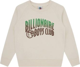 Billionaire Boys Club Kids Sweatshirts, male, Beige, 10 Y, Gradient Arch Logo Sweatshirt in Ivory