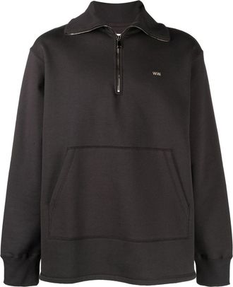 Wood Wood long-sleeve cotton sweatshirt - men - Cotton - S - Grey