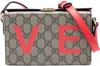 Gucci Pre-owned Gucci Mini GG Supreme Love Trunk Crossbody Unisex NGS6SRVR3YRNQ9G6