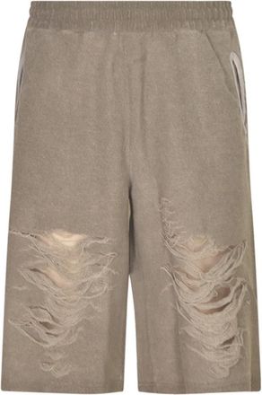 Diesel Korte Broeken, Heren, Grijs, M, Denim, Casual Denim Shorts