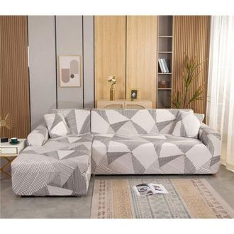 OEM Housse De Canap&eacute; Dangle Imprim&eacute; Housse Canap&eacute; En Forme L Extensible Housse De Canap&eacute;(2 Places+3 Places)