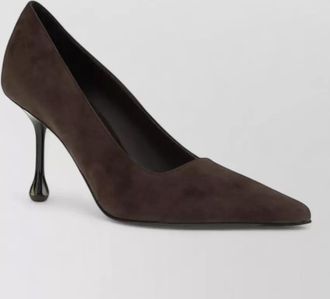 Jimmy Choo London leather pointed-toe pumps