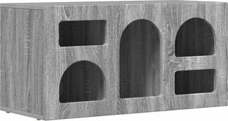 vidaXL Mueble De Tv Gris Sonoma 80 X 35 X 40 Cm Madera De Ingenier&iacute;a Vidaxl