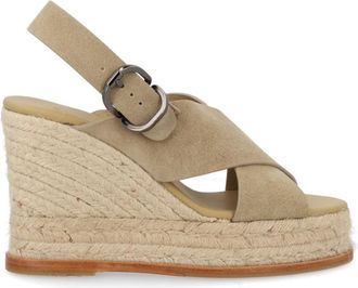 Castaner Beige Slingback Wedges