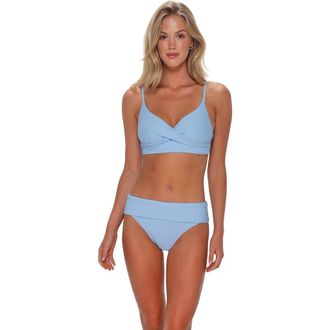 Sunsets Lyla Bralette Bikini Swimsuit Top in Blue Whisper at Nordstrom, Size 3X-Large