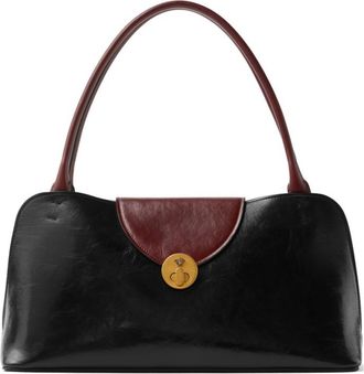 Versace Black Vivian Large Shoulder Bag