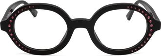 Marni 51mm Round Reading Glasses in Black at Nordstrom Rack