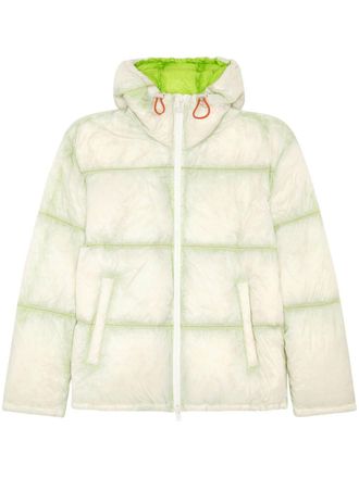 Diesel W-Baskin sheer down jacket - men - Polyamide - 48 - Neutrals