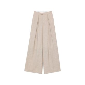 Berwich Mujer, Pantalones, Beige, Talla: XS