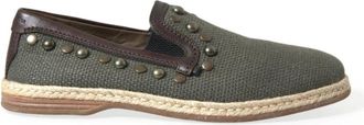 Dolce & Gabbana Loafers - Heren - Loafers - Grijs - 40 EU - Leer - Schoenen