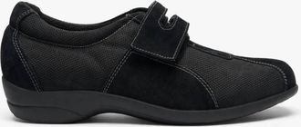 Munro Womens Jolie Flats In Black Fabric/kid Suede