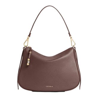 Coccinelle Nory Schoudertas - Dames - Schoudertassen - Bruin - ONE Size - Katoen - Tassen