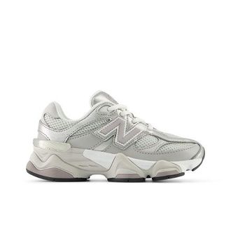 New Balance Bambinos 9060 Lace in Grigio, Sintetica, Taglia 32.5