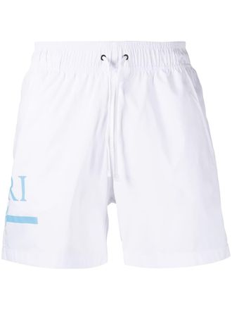 Amiri Trainingsshorts met logoprint - Wit