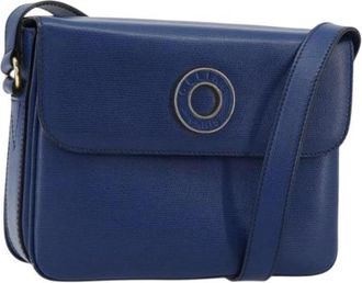 Celine Pre-owned Vintage Schoudertas - Dames - Vintage Schoudertas - Blauw - ONE Size - Leer - Vintage